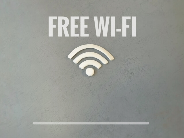 FREEWi-Fiの文字写真
