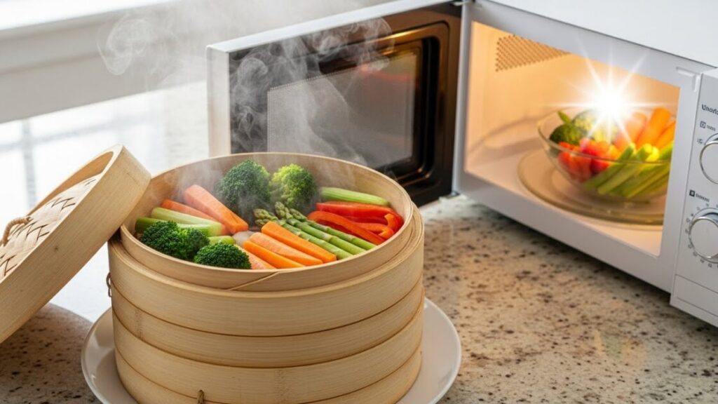 蒸し器の代用に電子レンジやフライパンは使える?蒸しパンを作るコツも紹介